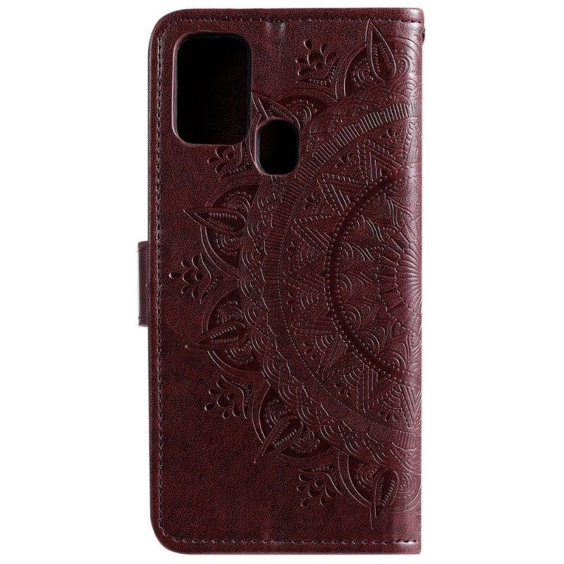 Folio-hoesje voor Huawei P Smart 2020 Mandala-zonreliëf