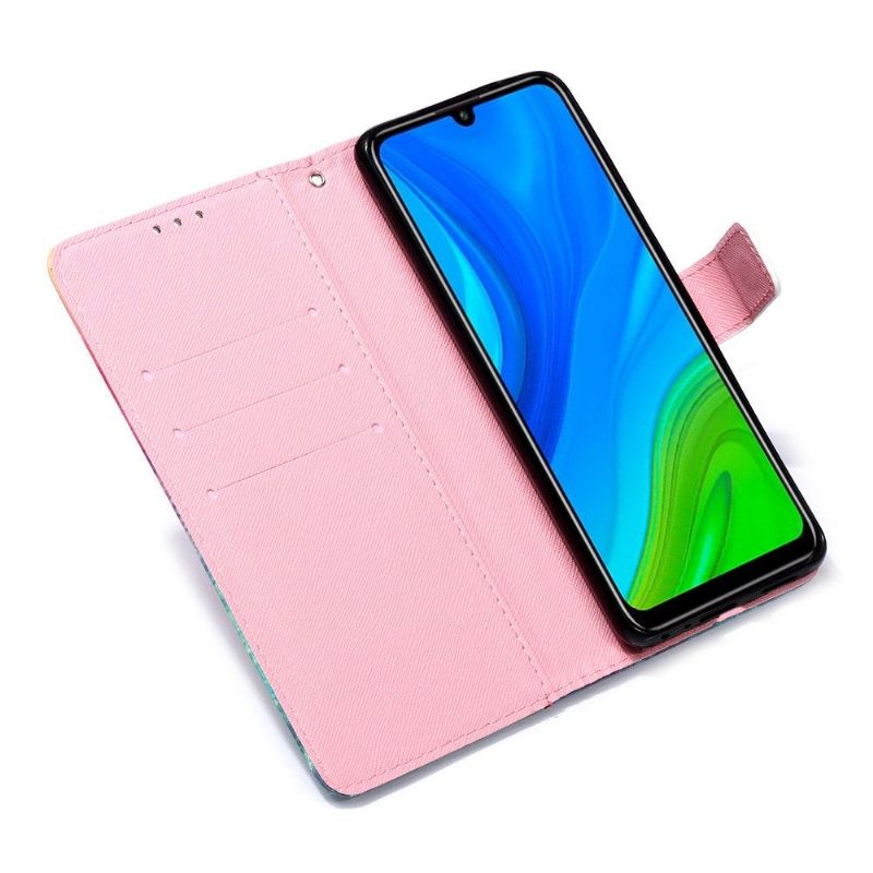 Folio-hoesje voor Huawei P Smart 2020 Romantiek Vlinders