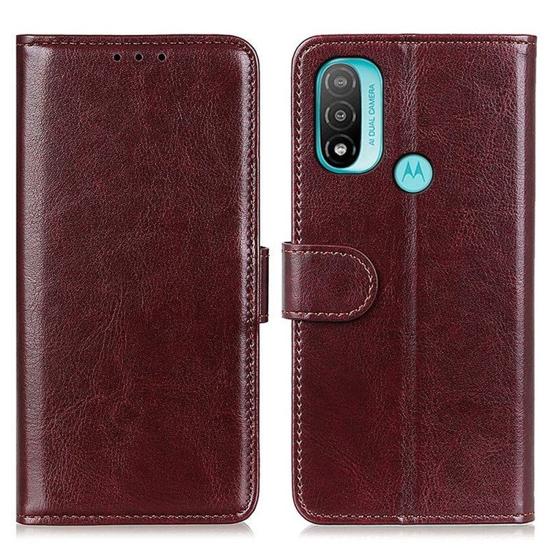 Folio-hoesje voor Moto E40 / E30 / E20 Bevroren Finesse