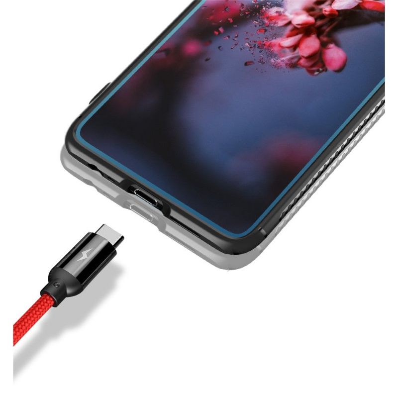 Hoesje voor Huawei P30 Pro Mat Effect Met Magnetische Ondersteuning