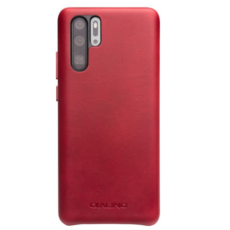 Hoesje voor Huawei P30 Pro Qialino Premium Leder - Rood