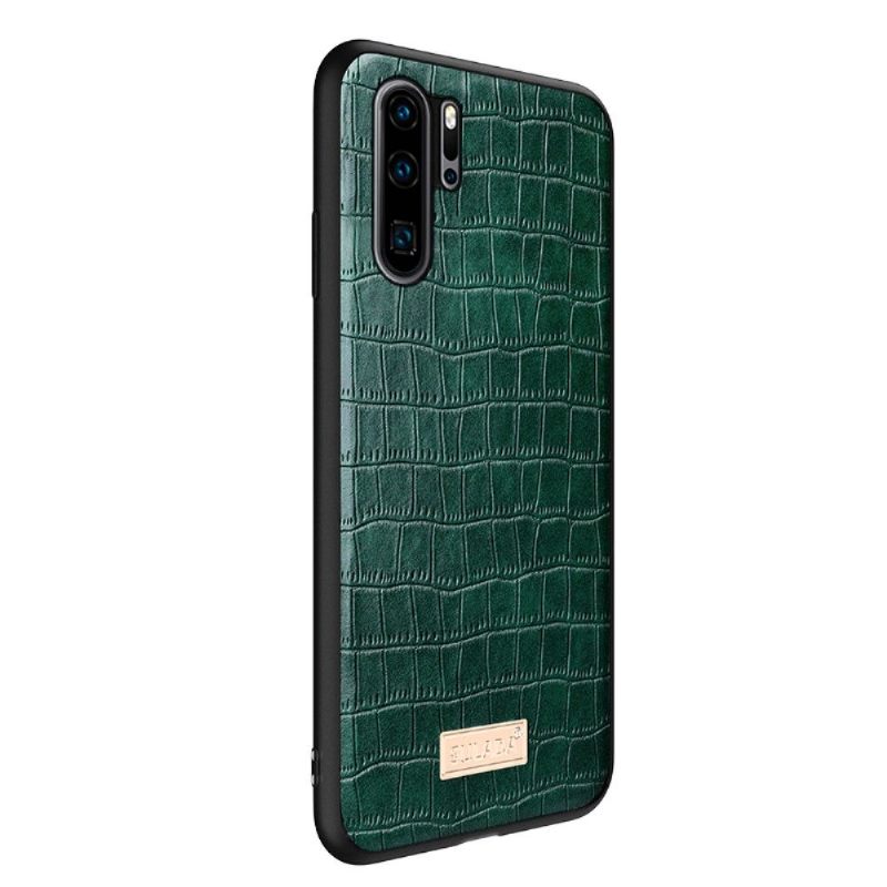 Hoesje voor Huawei P30 Pro Sulada Krokodillenleer Effect