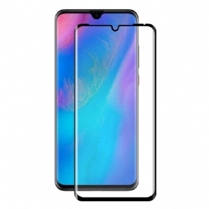 Huawei P30 Pro - Schermbeschermer Van Gehard Glas Op Ware Grootte - Zwart