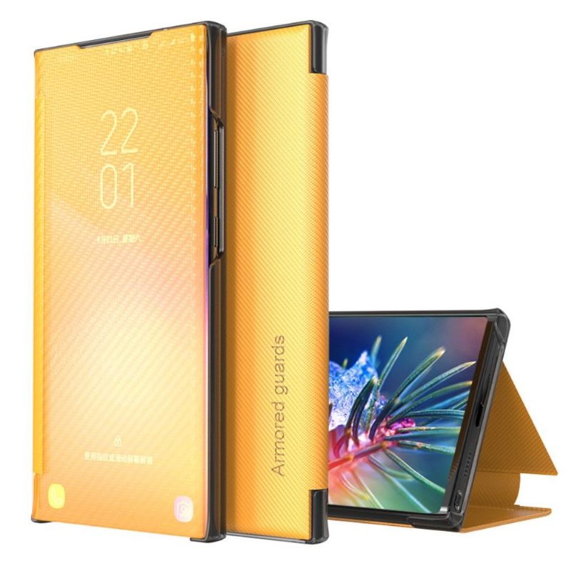 Telefoonhoesje voor Huawei P30 Pro Folio-hoesje Koolstofvezel