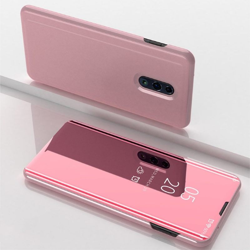 Hoesje voor Oppo Reno Folio-hoesje Spiegeleffect