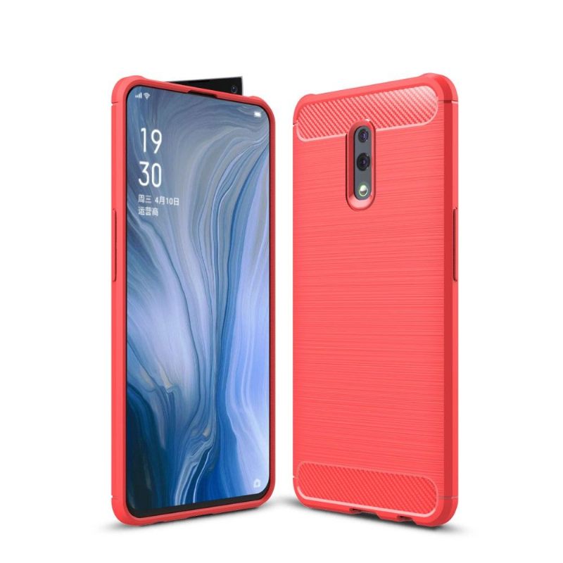 Hoesje voor Oppo Reno Koolborstel Gel