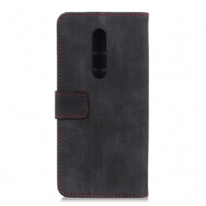 Cover voor Xiaomi Mi 9T / Mi 9T Pro Stoffen Bekleding Met Naden