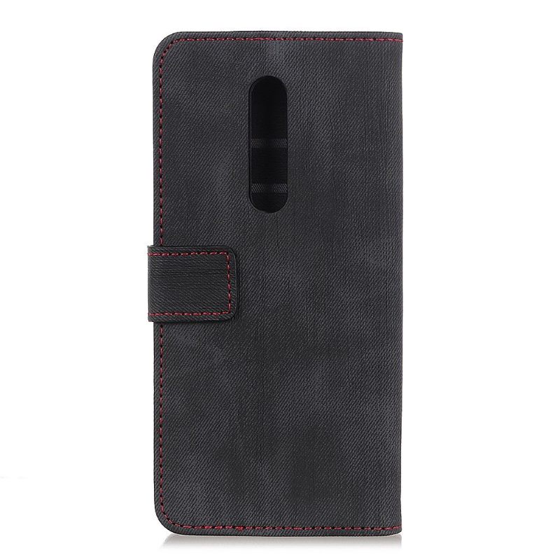 Cover voor Xiaomi Mi 9T / Mi 9T Pro Stoffen Bekleding Met Naden