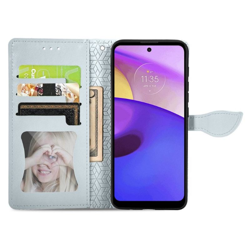 Folio-hoesje voor Motorola Moto E20 / E30 / E40 Mandalablad