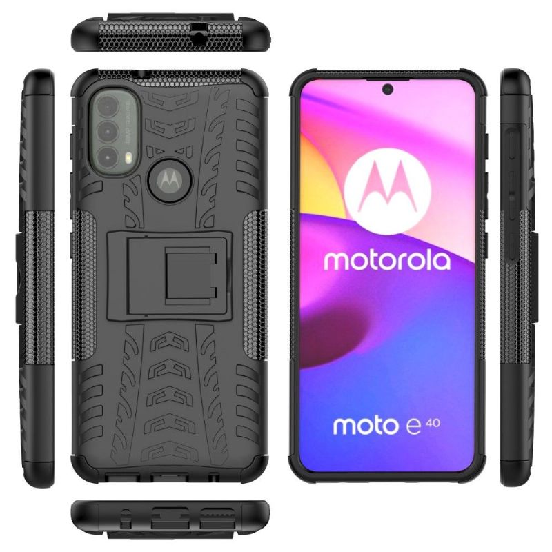 Hoesje voor Motorola Moto E20 / E30 / E40 Antislip Met Ondersteuning