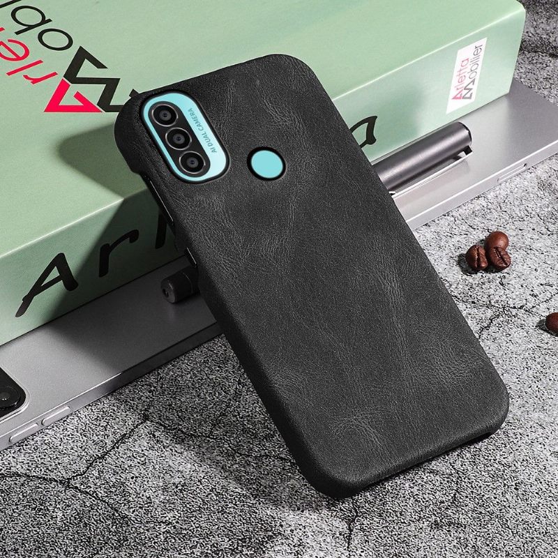 Hoesje voor Motorola Moto E20 / E30 / E40 Imitatieleer