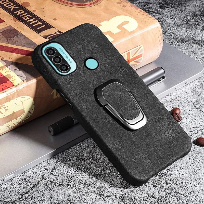 Hoesje voor Motorola Moto E20 / E30 / E40 Imitatieleer Met Standaard