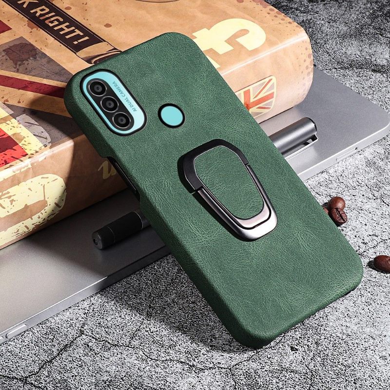 Hoesje voor Motorola Moto E20 / E30 / E40 Imitatieleer Met Standaard