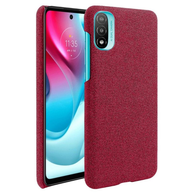 Hoesje voor Motorola Moto E20 / E30 / E40 Stoffen Bekleding