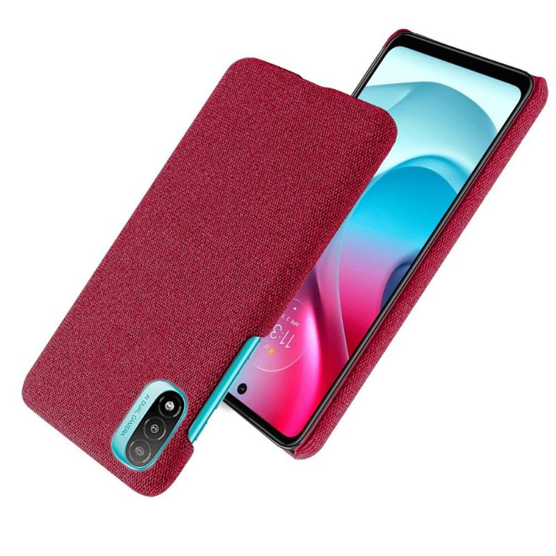 Hoesje voor Motorola Moto E20 / E30 / E40 Stoffen Bekleding