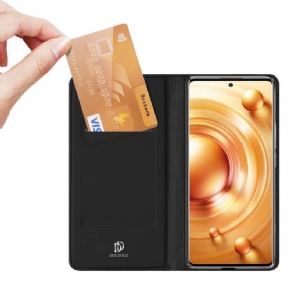 Case voor Vivo X80 Pro Zakelijk Satijneffect