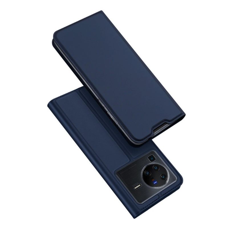 Case voor Vivo X80 Pro Zakelijk Satijneffect