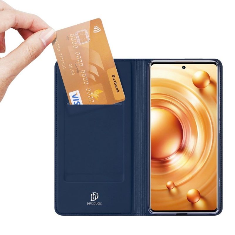 Case voor Vivo X80 Pro Zakelijk Satijneffect