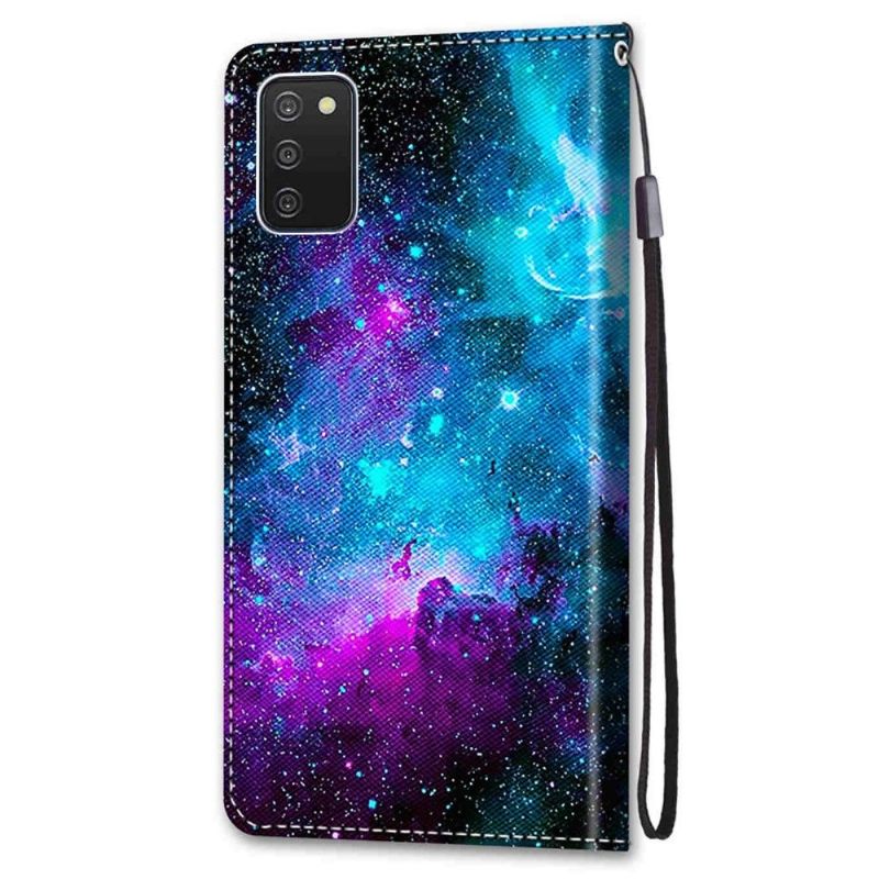 Leren Hoesje voor Samsung Galaxy A03s Bescherming Nevel