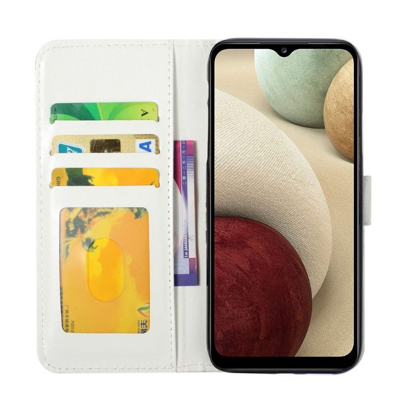 Flip Case voor Samsung Galaxy A22 4G Ananaspatroon