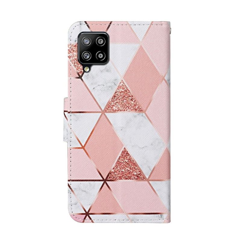 Folio-hoesje voor Samsung Galaxy A22 4G Chique Geometrie