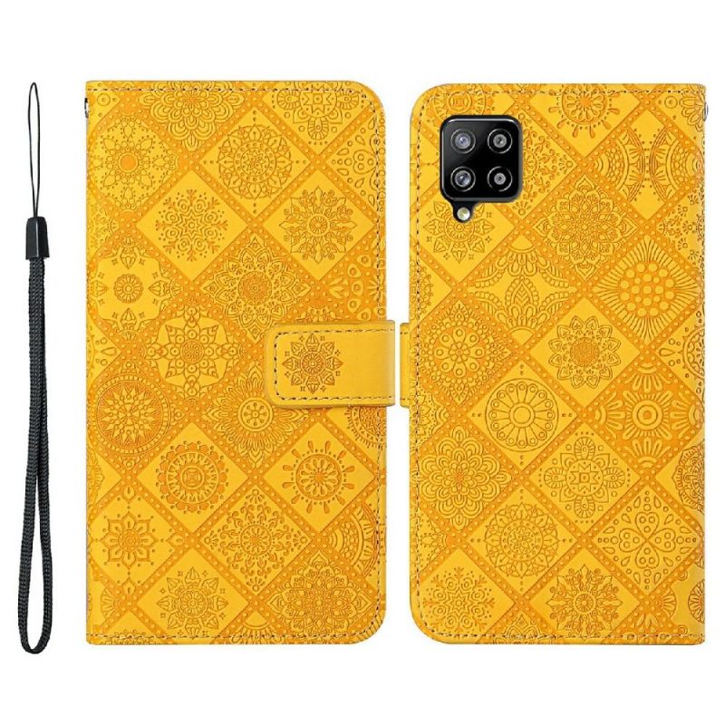 Folio-hoesje voor Samsung Galaxy A22 4G Kunstleer Caleidoscoop