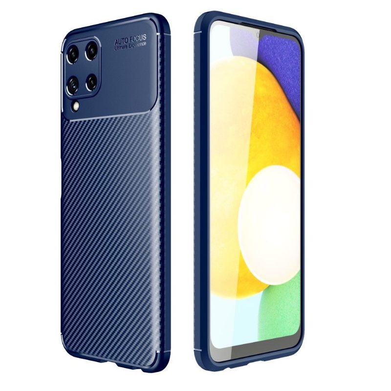 Hoesje voor Samsung Galaxy A22 4G Koolstofvezelstijl