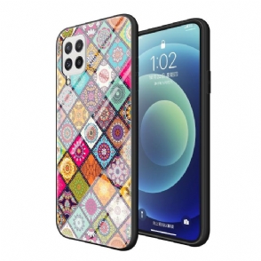 Hoesje voor Samsung Galaxy A22 4G Mandala-caleidoscoop Met Standaard