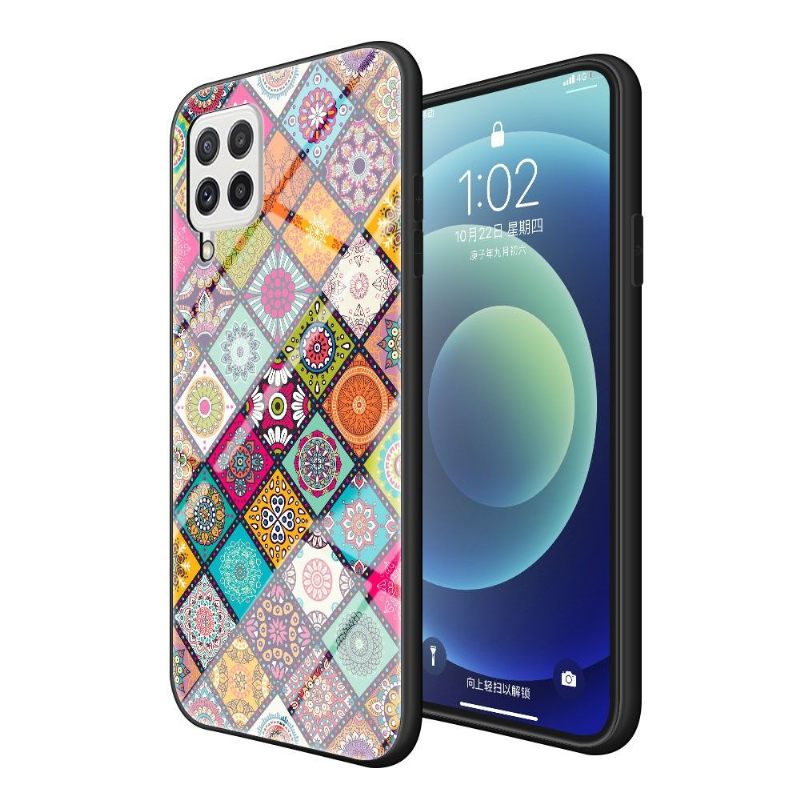 Hoesje voor Samsung Galaxy A22 4G Mandala-caleidoscoop Met Standaard