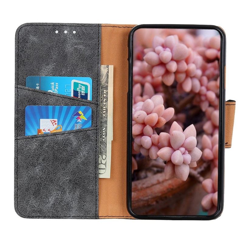 Case voor Samsung Galaxy A31 Edouard Kunstleer Vintage