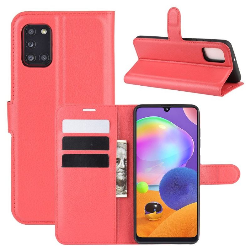 Leren Hoesje voor Samsung Galaxy A31 Bescherming Portemonnee Leren Leerstijl