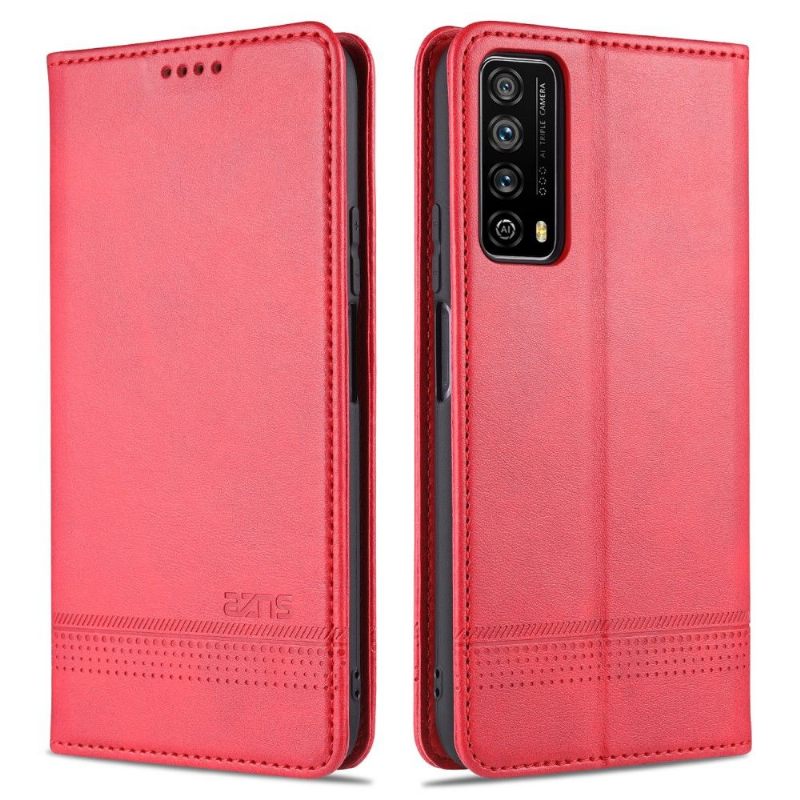 Cover voor Huawei P Smart 2021 Portemonnee Leren Azns Kunstleer