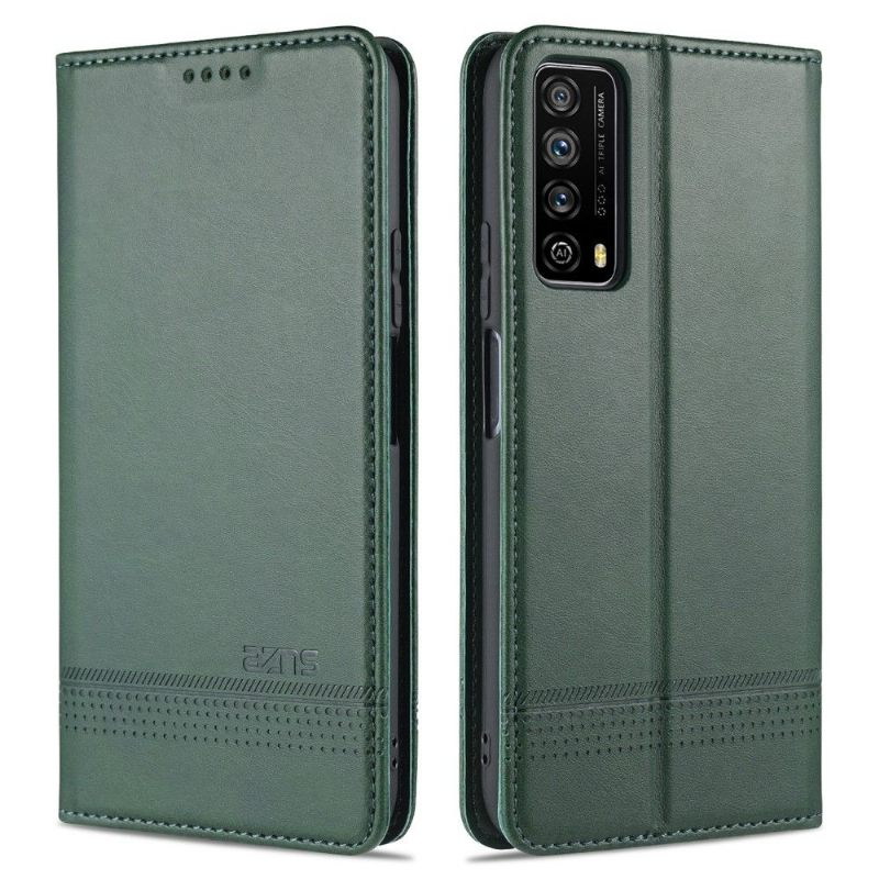 Cover voor Huawei P Smart 2021 Portemonnee Leren Azns Kunstleer