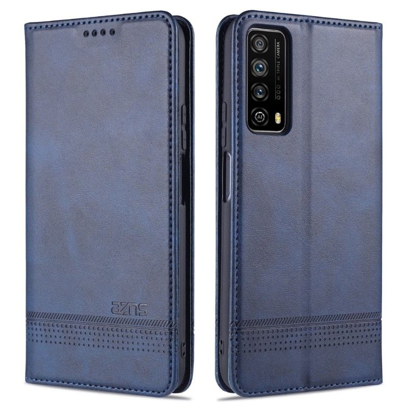 Cover voor Huawei P Smart 2021 Portemonnee Leren Azns Kunstleer