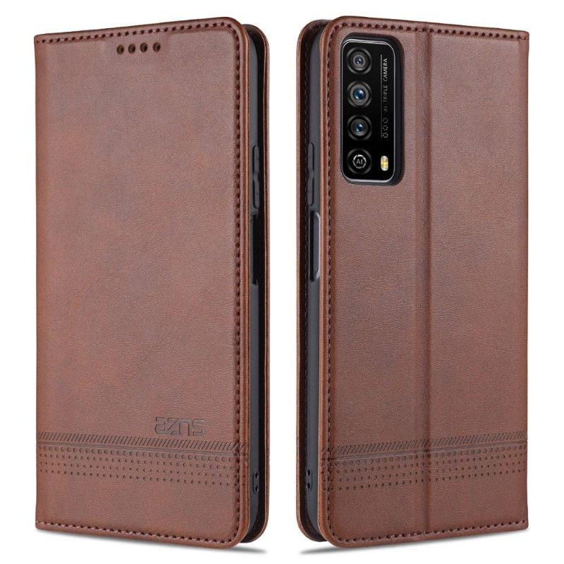 Cover voor Huawei P Smart 2021 Portemonnee Leren Azns Kunstleer