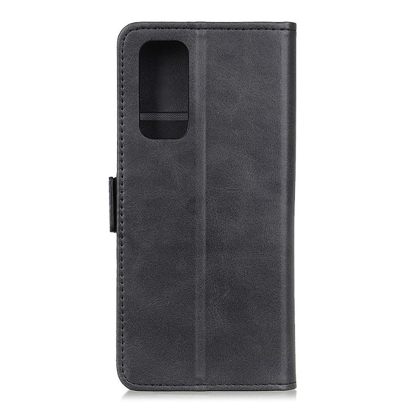 Cover voor Huawei P Smart 2021 Portemonnee Mat Faux Lederen Cover