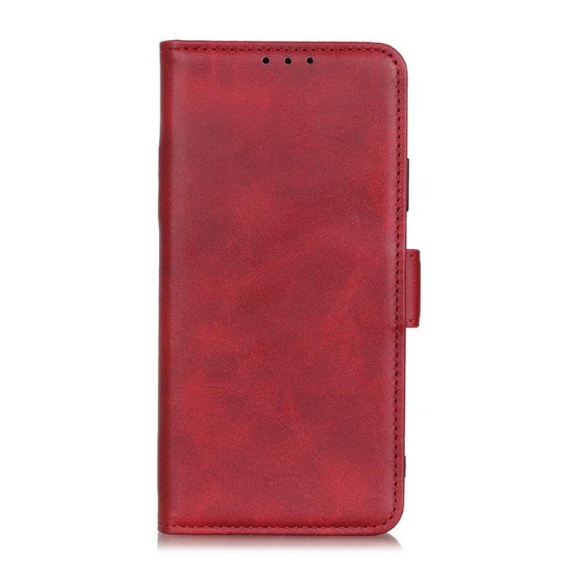 Cover voor Huawei P Smart 2021 Portemonnee Mat Faux Lederen Cover