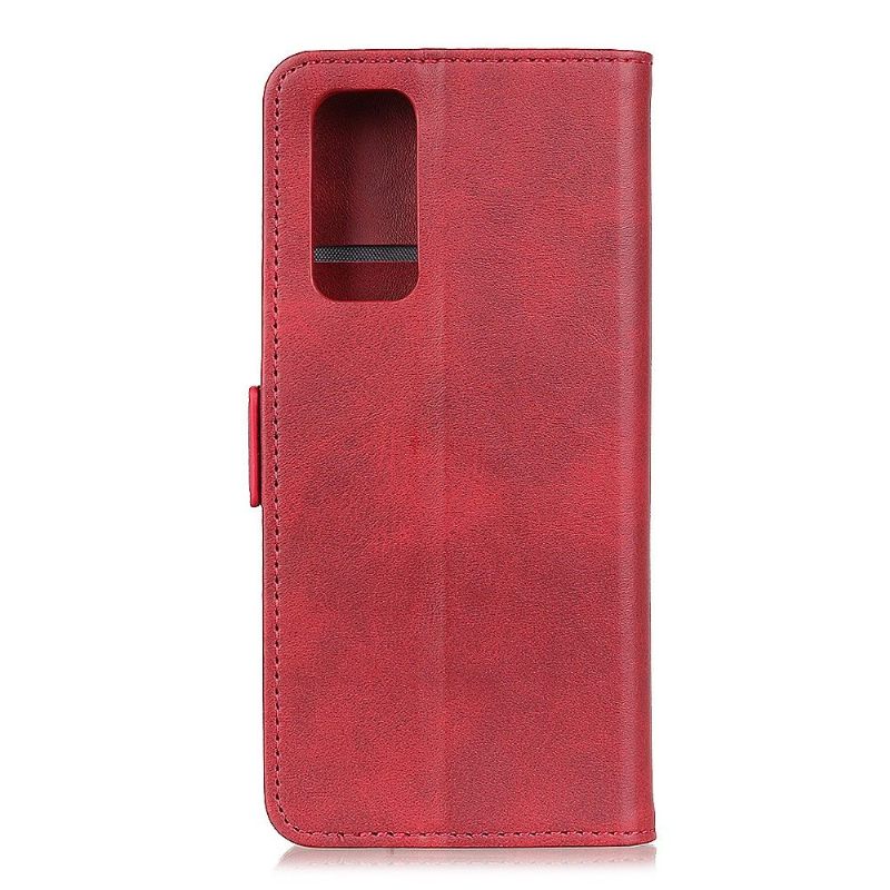 Cover voor Huawei P Smart 2021 Portemonnee Mat Faux Lederen Cover