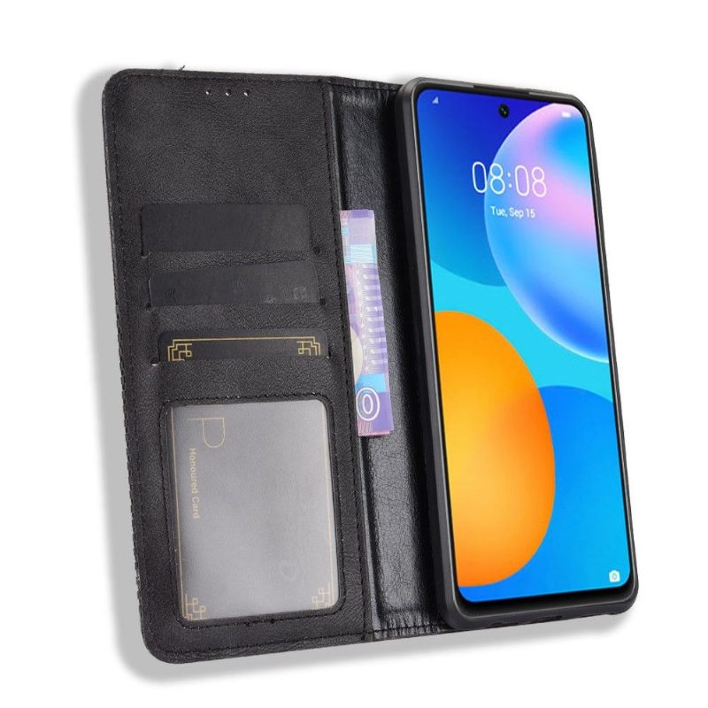 Flip Case voor Huawei P Smart 2021 Leer In Cirénius-stijl