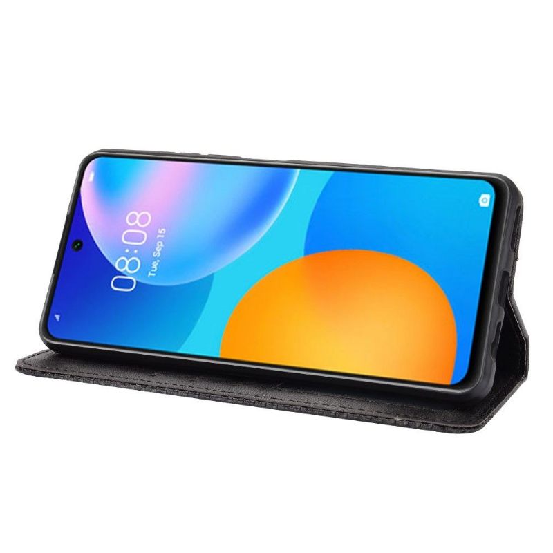 Flip Case voor Huawei P Smart 2021 Leer In Cirénius-stijl