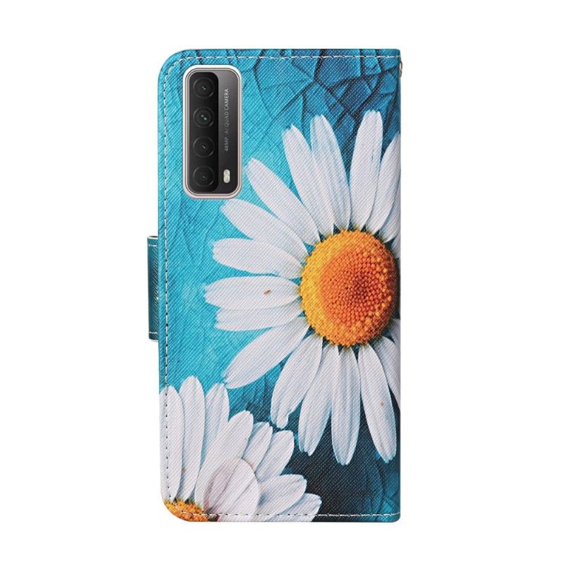 Folio-hoesje voor Huawei P Smart 2021 Daisy