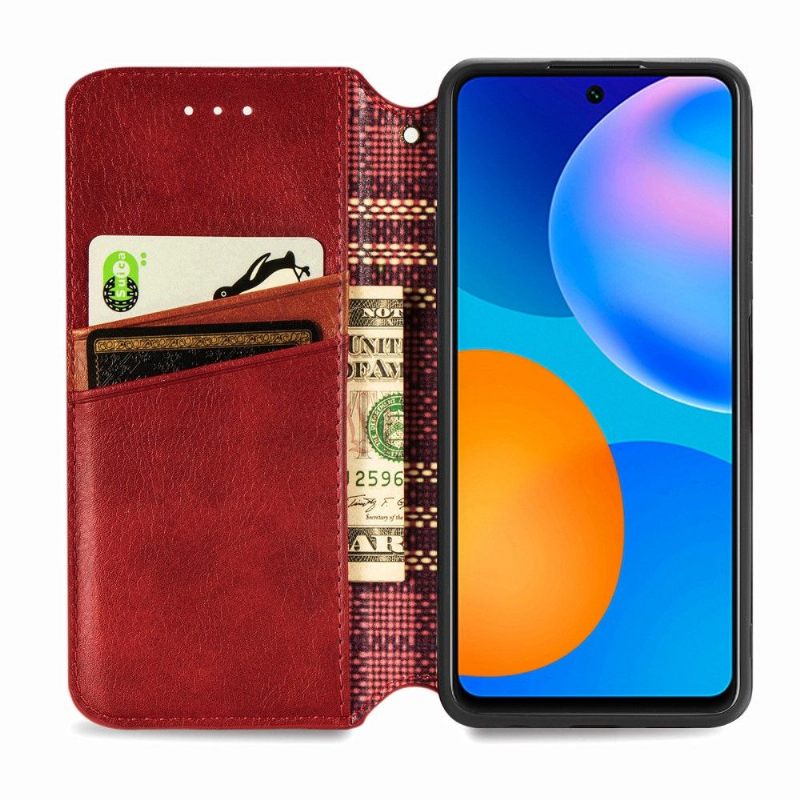 Folio-hoesje voor Huawei P Smart 2021 Kub Design-kaarthouder