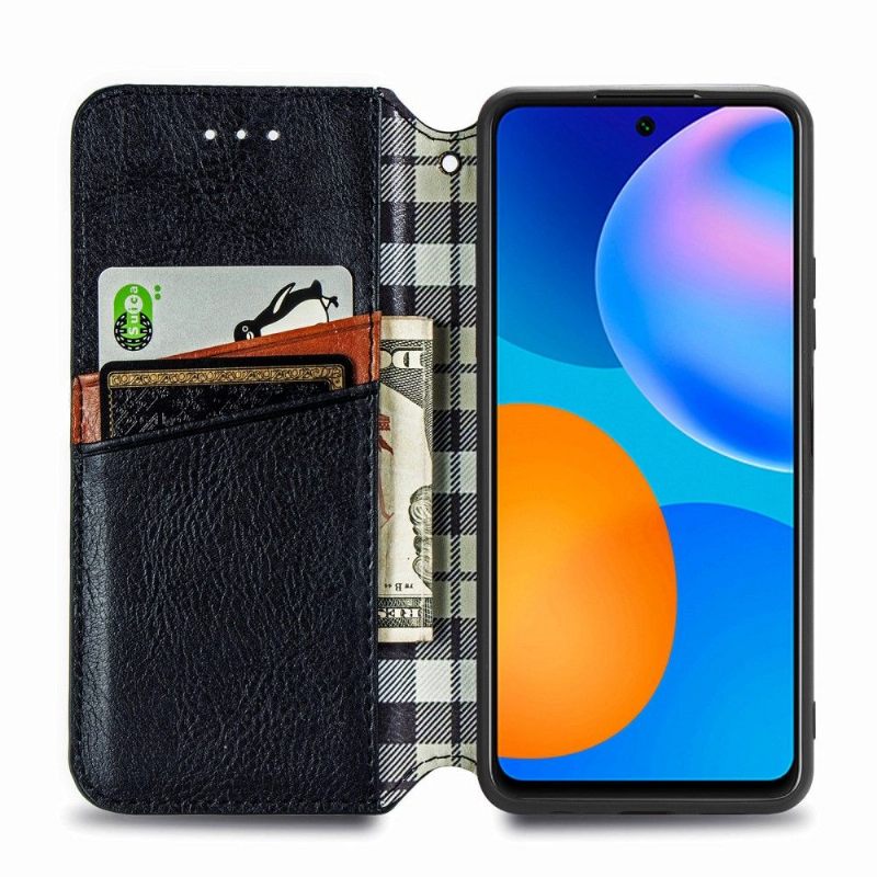 Folio-hoesje voor Huawei P Smart 2021 Kub Design-kaarthouder