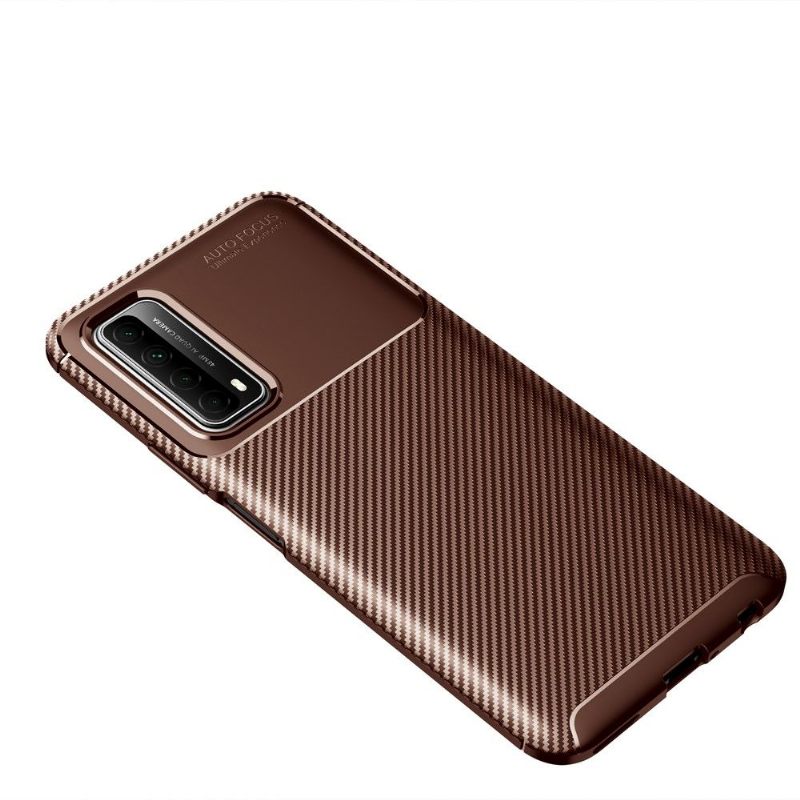 Hoesje voor Huawei P Smart 2021 Koolstofvezeleffect