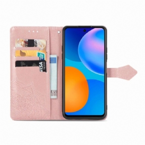 Leren Hoesje voor Huawei P Smart 2021 Bescherming Mandala-kaarthouder