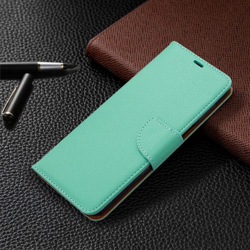 Case voor Xiaomi Redmi Note 9S / Redmi Note 9 Pro Folio-hoesje Generfd Leereffect