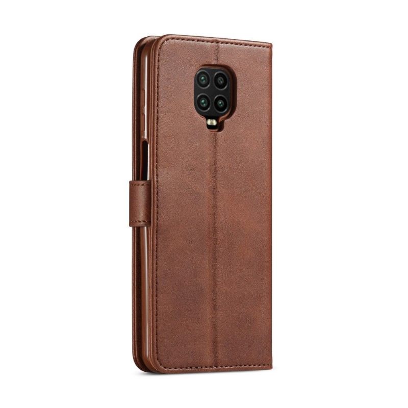 Case voor Xiaomi Redmi Note 9S / Redmi Note 9 Pro Folio-hoesje Ledereffect Lc.imeeke