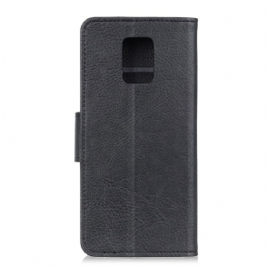 Cover voor Xiaomi Redmi Note 9S / Redmi Note 9 Pro Portemonnee Leren Célestin Kunstleer