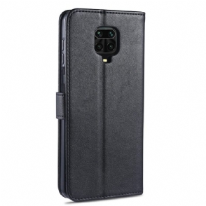 Flip Case voor Xiaomi Redmi Note 9S / Redmi Note 9 Pro Azns Retro Leder Effect