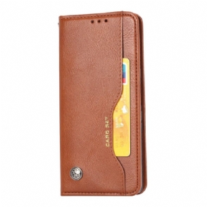 Folio-hoesje voor Xiaomi Redmi Note 9S / Redmi Note 9 Pro Anti-fall Kaarthouder Stand Case